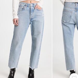 AGOLDE 90s Crop Mid Rise Straight Jean, 25